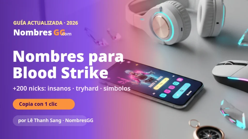 Nombres para Blood Strike 2026 insanos, tryhard y con símbolos — NombresGG
