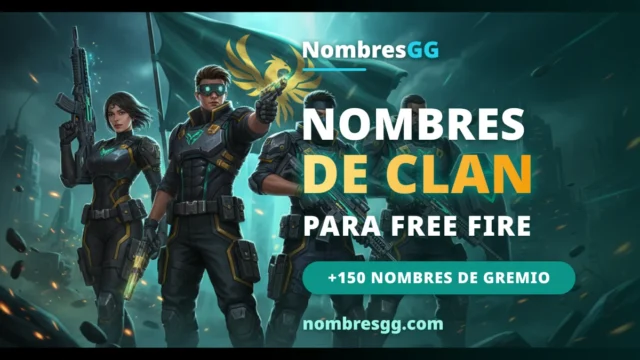 Nombres para Clan de Free Fire 2026 – NombresGG